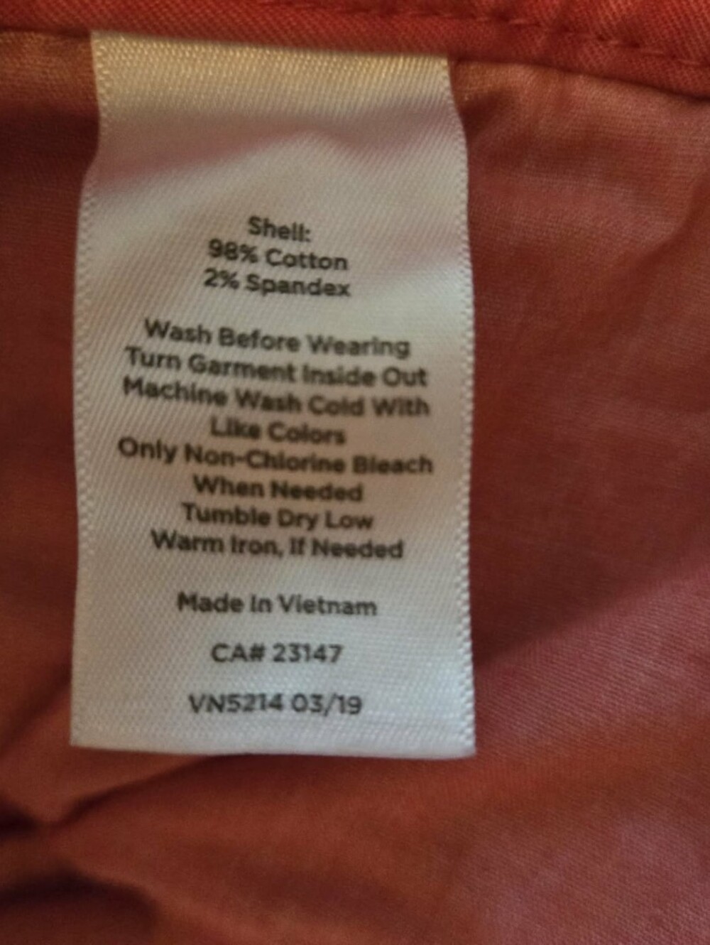 Talbots Girlfriend Chino 16P. - Picture 6 of 6